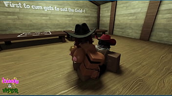Candy getting fucked hard by her cowboy