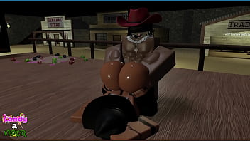 Candy getting fucked hard by her cowboy