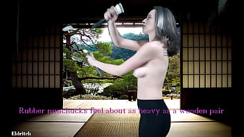 Topless sage eldritch single & dual nunchaku practice