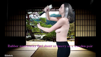 Topless sage eldritch single & dual nunchaku practice