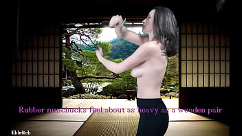 Topless sage eldritch single & dual nunchaku practice