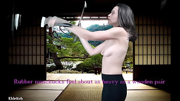 Topless sage eldritch single & dual nunchaku practice