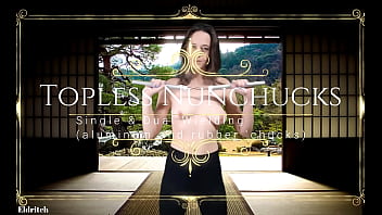 Topless sage eldritch single & dual nunchaku practice