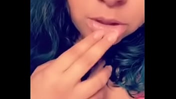Licking fingers and rubbing tits for me Licking fingers and rubbing tits for me