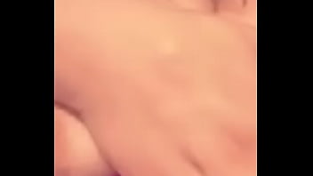 Licking fingers and rubbing tits for me