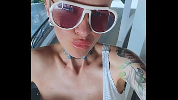 Bald Girl Wishes You A Great Day thumbnail
