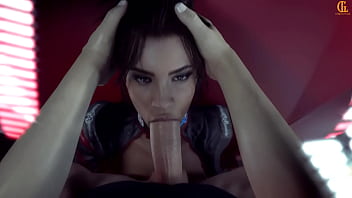 Panam palmer gets a mouth full cyberpunk