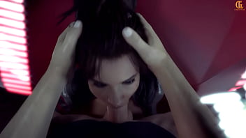 Panam palmer gets a mouth full cyberpunk