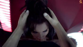 Panam palmer gets a mouth full cyberpunk