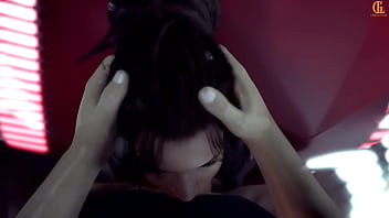 Panam palmer gets a mouth full cyberpunk