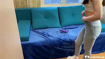Brunette getting fucked after a movie Brunette getting fucked after a movie