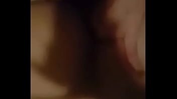 Wife puts hand in husbands ass