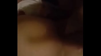 Wife puts hand in husbands ass