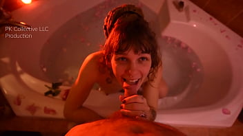 Bathtub affirmation blowjob for your praise kink