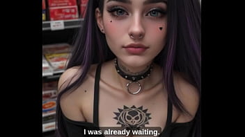 Ai dívka svádí neznámého muže v obchodním centru a poté ho potají uspokojí v šatně