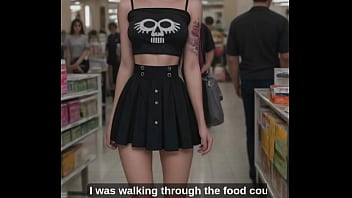 Ai dívka svádí neznámého muže v obchodním centru a poté ho potají uspokojí v šatně