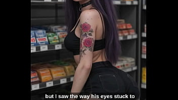 Ai dívka svádí neznámého muže v obchodním centru a poté ho potají uspokojí v šatně