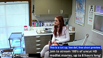 Freshman gets mandatory hitachi orgasm from doctor tampa ami rogue