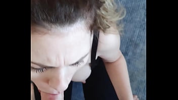 Split screen face d karla rose’s raw throat fuck & cum blast finish – no script all submission