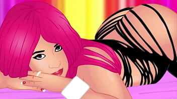 Pinky's animated photo shoot with bd in the backalley