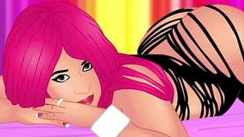 Pinky's animated photo shoot with bd in the backalley