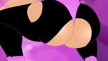 Pinky's animated photo shoot with bd in the backalley