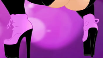 Pinky's animated photo shoot with bd in the backalley