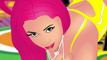 Pinky's animated photo shoot with bd in the backalley