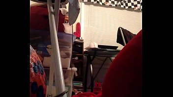 Hidden cam long dick landlord ironing naked