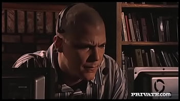 Lexi bardot gives two guys a hand and blowjob before a double facial