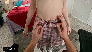 My glasford ditches school to pctice her deepthroat game