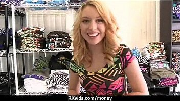 Sensual girl talked into having sex for cash 5