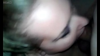 My bbw restrained and sucking cock