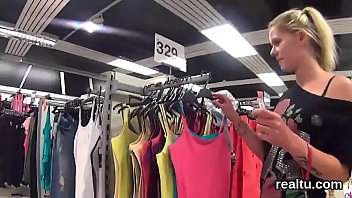 Gorgeous czech cutie gets seduced in the mall and reamed in pov