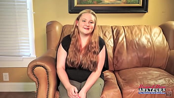 Big titted ginger coed rose gives a deep rimjob and blowjob to swallow cum