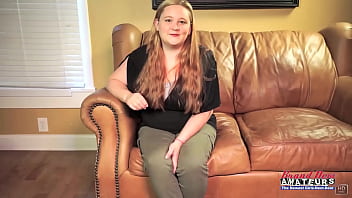 Big titted ginger coed rose gives a deep rimjob and blowjob to swallow cum