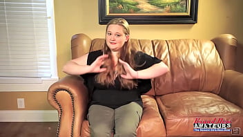 Big titted ginger coed rose gives a deep rimjob and blowjob to swallow cum