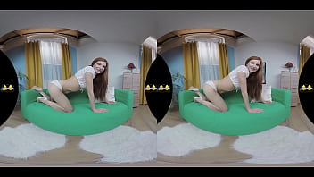 Vr rainbows for redheads with arian joy by virtual pee