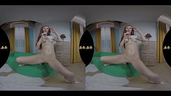 Vr rainbows for redheads with arian joy by virtual pee