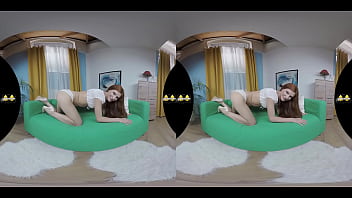 Vr rainbows for redheads with arian joy by virtual pee