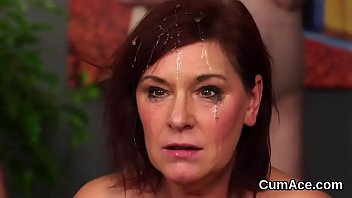 Passionate teen loves a deepthroat and quite a bit of load on her face