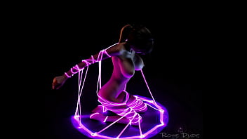 Lara croft in an halloween nightmare or dream