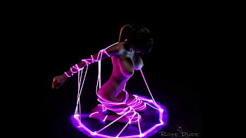 Lara croft in an halloween nightmare or dream