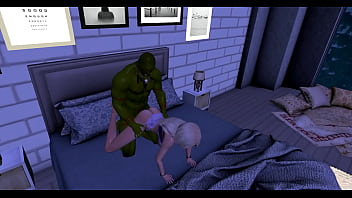 A monster won't leave after sex