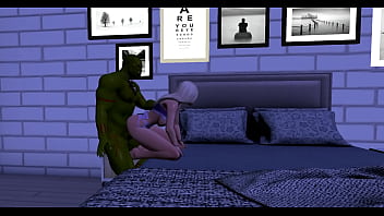 A monster won't leave after sex