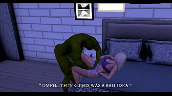 A monster won't leave after sex