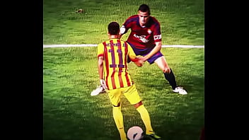 Neymar metendo forte nas espanholas