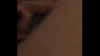 Girl c on fat white cock