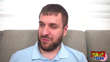 Funsize teens a cute petite teen is nailed by big cock dude