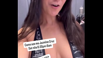 Hey y’all come see me jazmine cruz sat nite 6 30pm 6amplatinum west south carolina